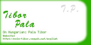 tibor pala business card